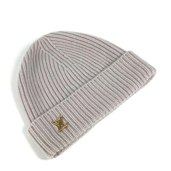 LOUIS VUITTON M78970 Beanie-LV Spark beanie knit cap hat Cashmere Gurege gray - Picture 1 of 16
